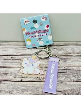 Sanrio Store Happilina Kawaii Sprinkles Unicorn Acrylic Keychain New US Seller